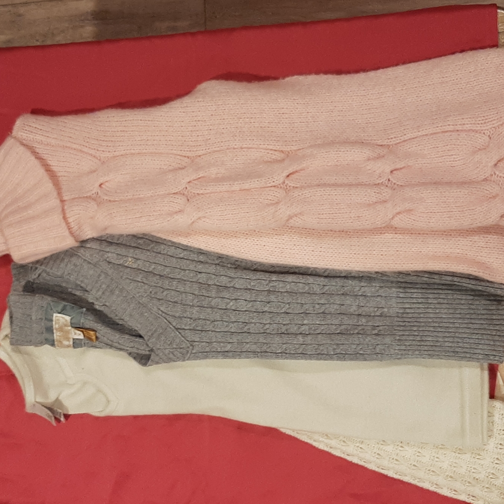 3 Women's Size M Assortment Of Designer Sweaters